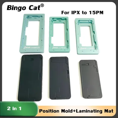 Alignment Mold + Laminating Pad Glass OCA Position Mould for iPhone 14pro 15pro XS XR 11 Pro 11Pro