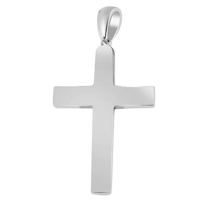 Ketten-Anhänger ADELIA´S "Neuheit 2025 - moderner Kreuz Anhänger aus 925 Sterling Silber", silber, Schmuckanhänger, Damen, Silber 925 (Sterlingsilber) Image