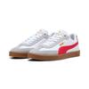 Sneaker PUMA "CLUB II ERA CV JR", Gr. 38, puma weiß, for all time rot, cool mid gray, Textil, sportlich, Schuhe