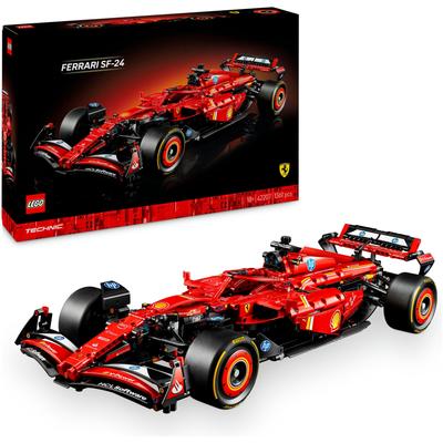 Konstruktionsspielsteine LEGO "Ferrari SF-24 F1 Rennauto (42207), LEGO Technic", bunt, Spielbausteine, Kinder, Made in Europe