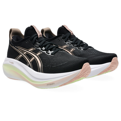 Laufschuh ASICS "GEL-NIMBUS 27", Gr. 39,5, schwarz, breeze, Textil, sportlich, Schuhe, Topseller