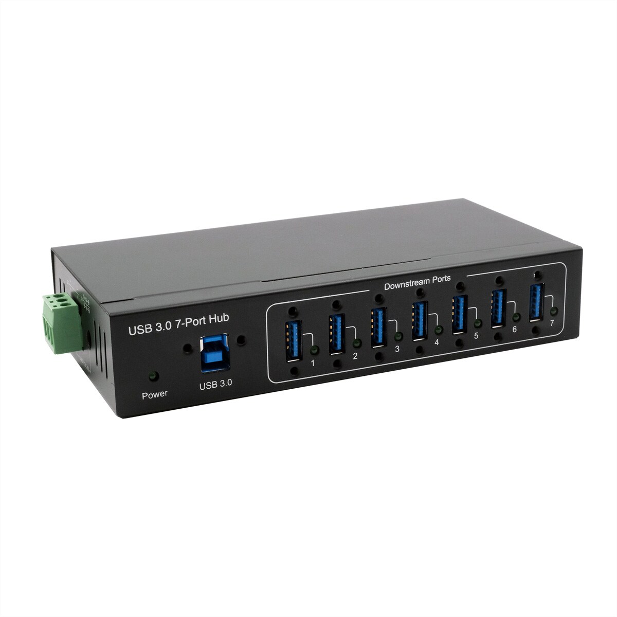 EXSYS EX-11227HMVS 7 Port USB 3.2 Gen 1 Metall HUB VIA VL811+ Chipset Image