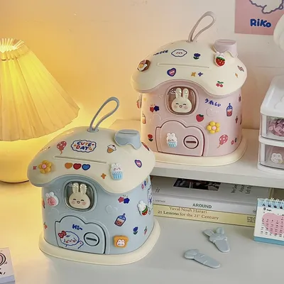 Süße Pilz Haus Einsparungen können Kinder Ersparnisse können kreative Aufbewahrung sbox sparen und Image