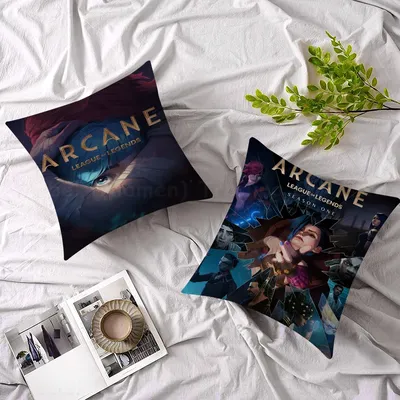 Arcane League Of Legends Kissen, Geschenke, Heimbüro, Einrichtung, Schlafzimmer, Sofa, Auto, Image