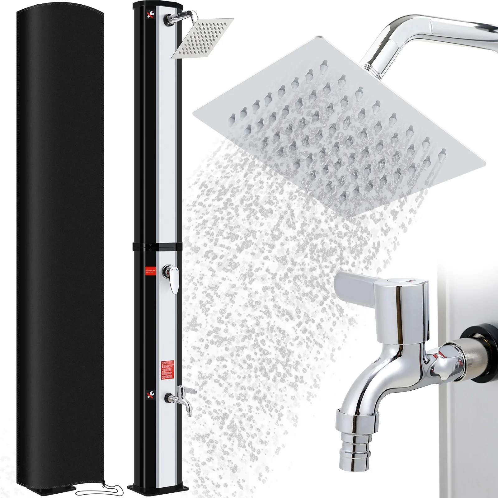 35L/40L/60L Solar Dusche Spalte Panel Garten Strand Wasserdicht Garten Schwimmen Pool Im Freien Kalten Heißer Dusche spalte Dropship HWC Image