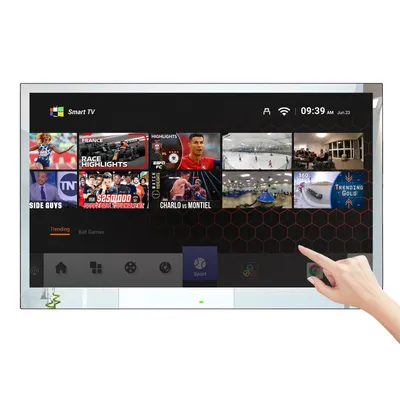 Souria 32 Inches 4K Smart Android Version Touchscreen Mirror Bathroom LED IP65 Waterproof TV