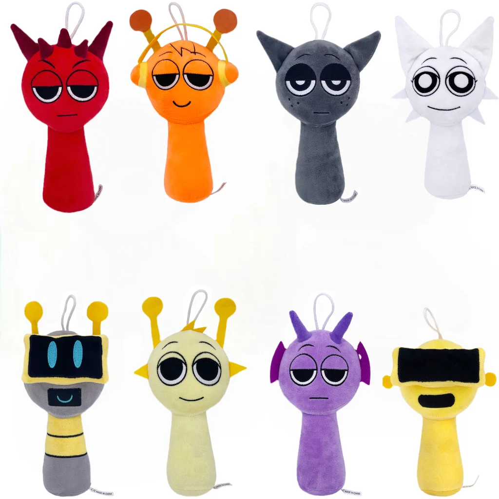Sprunki Peluche Sprunki Peluche Bambola Sprunki Gioco Cartoon Cuscino Regali di compleanno per bambini Bambole di pezza Regalo di Natale