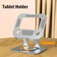 360 ° Supporto per tablet girevole Supporto da tavolo pieghevole regolabile compatibile per 4