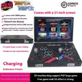 2025 Nuova macchina da gioco con joystick Pandora Arcade da 21 pollici All in One Moonlight Box Macchina da gioco da combattimento pieghevole portatile per esterni