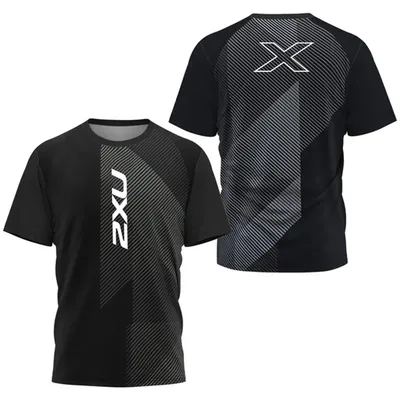 Men's T-shirt Summer Breathable Quick Drying Sports Short Sleeve Badminton Training Suit Fashionable