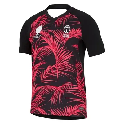 Fijian Drua 2024 Men's Running T-Shirt Rugby Singles Jersey Adult And Children's Training Uniform