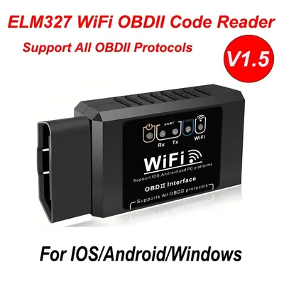 ELM327 WiFi OBD2 Scanner Code Reader V1.5 Car Diagnostic Tools WIFI For Android/IOS OBD 2 Car