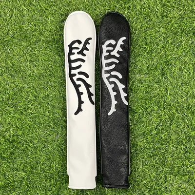 Classic Tiger Design Golf Cover Direction Indicator Rod Cover PU Positioning Rod Practice Baseball