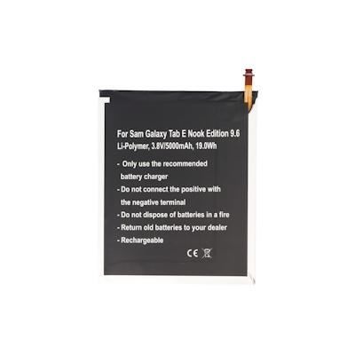 AccuCell Akku passend für Samsung Galaxy Tab E Nook Edition 9.6, Li-Polymer, 3,8V, 5000mAh, 19,0Wh, built-in, ohne Werkzeug Image