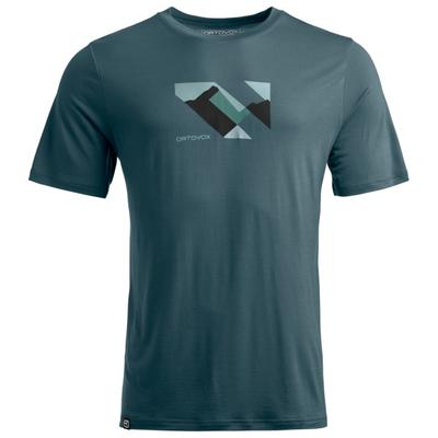 Ortovox - 140 Cool Landscape T-Shirt - Merinoshirt Gr XL grau Image