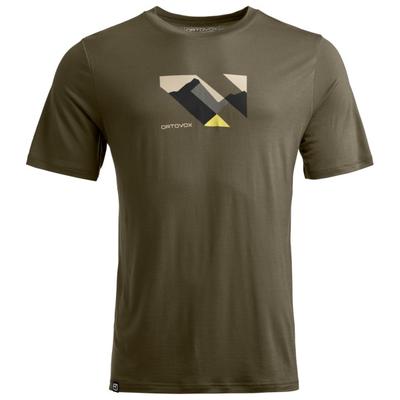 Ortovox - 140 Cool Landscape T-Shirt - Merinoshirt Gr XL dark wild herbs Image