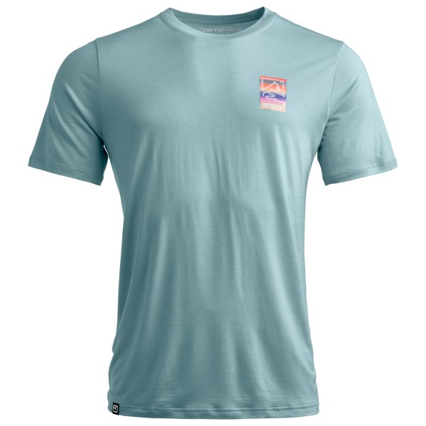 Ortovox - 140 Cool Mountain Gradient T-Shirt - Merinoshirt Gr S grau