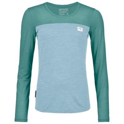 Ortovox - Women's 150 Cool Logo L/S - Merinoshirt Gr XL türkis Image