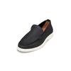 Loafer MARC O'POLO "aus weichem Nubukleder", Herren, Gr. 41, blau (navy), Obermaterial: 100% Leder, unifarben, Schuhe