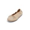 Ballerina MARC O'POLO "aus softem Ziegenleder", Damen, Gr. 38, beige (sand), Obermaterial: 100% Leder (Ziege), unifarben, Schuhe