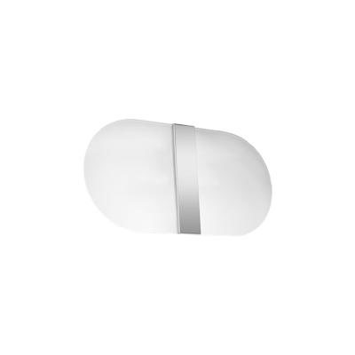 Licht-Erlebnisse Wandlampe PIRKO Chrom, Weiß, Metall, Glas, 2x G9 max. 40W LE70538 Image