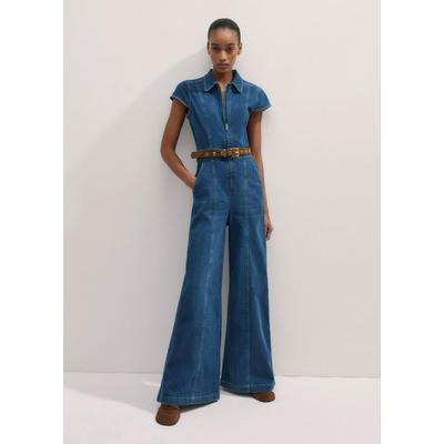 Palazzo Travel Jumpsuit - Blue - ME+EM Jumpsuits