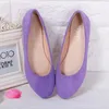 Damen-Rot-Sommer-atmungsaktive Schuhe, flache Schuhe mit Ausschnitten, schwarze Slipper, runde Zehenpartie, täglich zum Fahren, große Größe 33, 48, Damen, Rosa, Blau