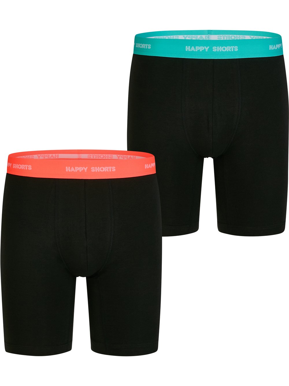 HAPPY SHORTS Langer Boxer Herren schwarz, XXL Image