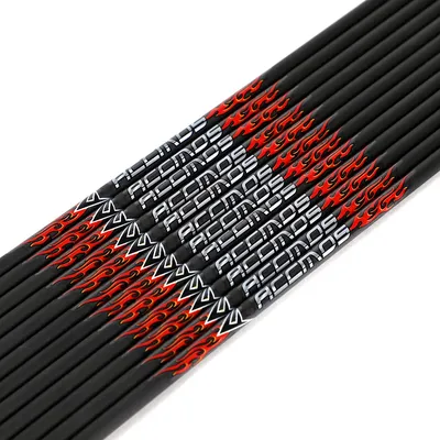 6/12/18pcs ID6.2mm Carbon Arrow Shafts Spine 300 400 500 600 700 32/33inch for Archery Hunting Shooting