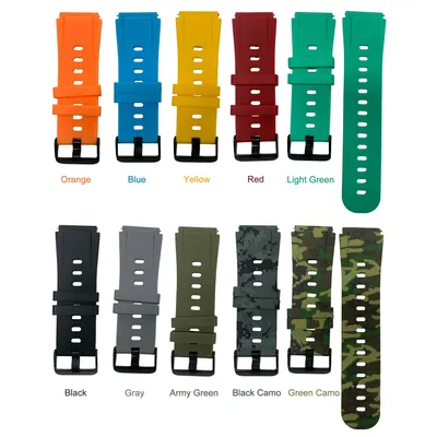 High quality 24mm rubber silicone Watch Band Replacement Wrist Strap Bracelet Smart Watch Band For Samsung HUAWEI Xiaomi Honor