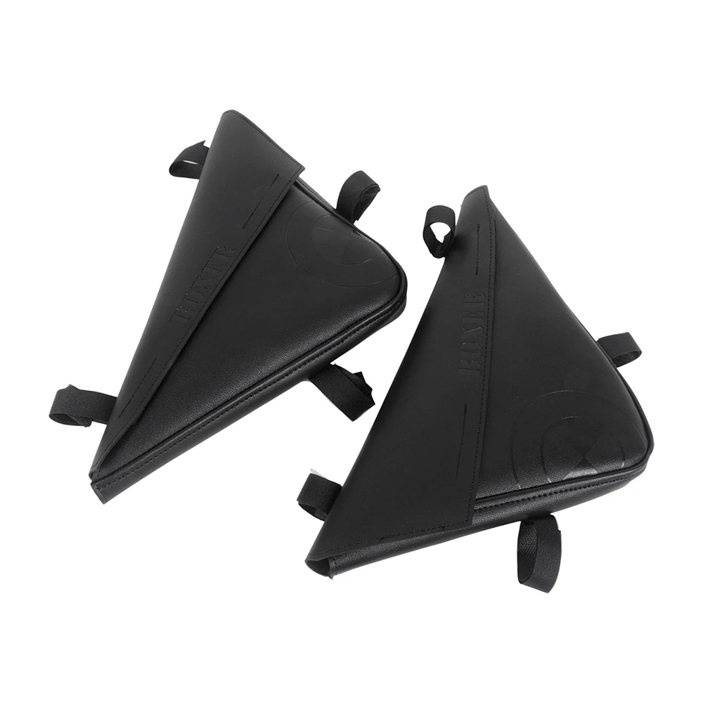 1 paio di nuovi bagagli laterali per moto kit borsa da sella nera per BMW serie K K100 K75 Cafe Racer