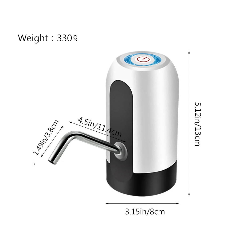 Carica USB distributore automatico di acqua portatile bere gadget per la casa pompa per bottiglia d'acqua Mini pompa elettrica a canna