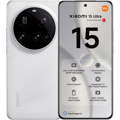 XIAOMI Smartphone "15 Ultra", weiß, 512 GB, Mobiltelefone