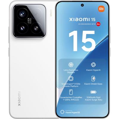XIAOMI Smartphone "15 12+512GB", weiß, 512 GB, Mobiltelefone Image
