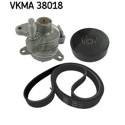 Skf Keilrippenriemensatz [Hersteller-Nr. VKMA38018] für Mercedes-Benz Image