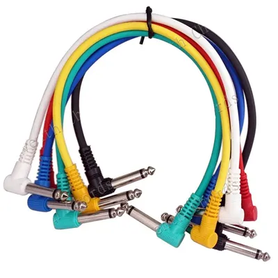 30cm Black Green White Yellow Blue Guitar Amplifier Audio Effects Pedal Cable Musical Instruments