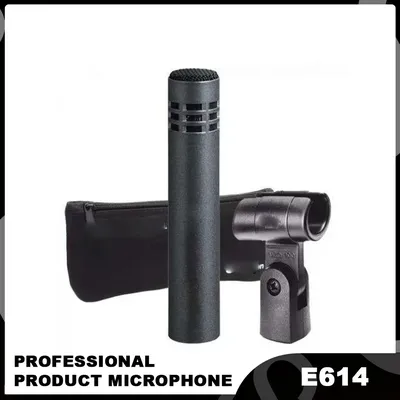 E614 Condenser Instrument Microphone With Clamp Mount Cardioid Mic for Sennheiser E614 Drum