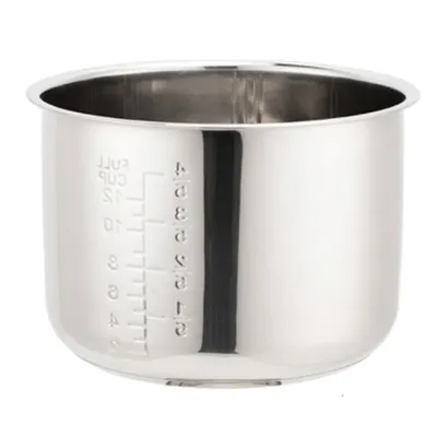 6L Pressure Cooker Inner Pot Rice Pressure Cooker Liner Stainless Steel Inner Pot Minute Pressure