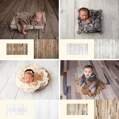 Photography Backdrop Newborn Baby Shower Birthday Party Wood Floor Children Photo Background Decor