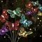 Solar LED Lights Outdoor Waterproof Garden Butterfly Sunlight LED Lamp Landscape Lawn Light Home Decor Lamp 6/8/10 Heads 조명