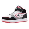 Sneaker KANGAROOS "K-CP Dunkin Mid EV", Gr. 30, schwarz-weiß (jet schwarz, weiß), Synthetik, Textil, sportlich, Schuhe