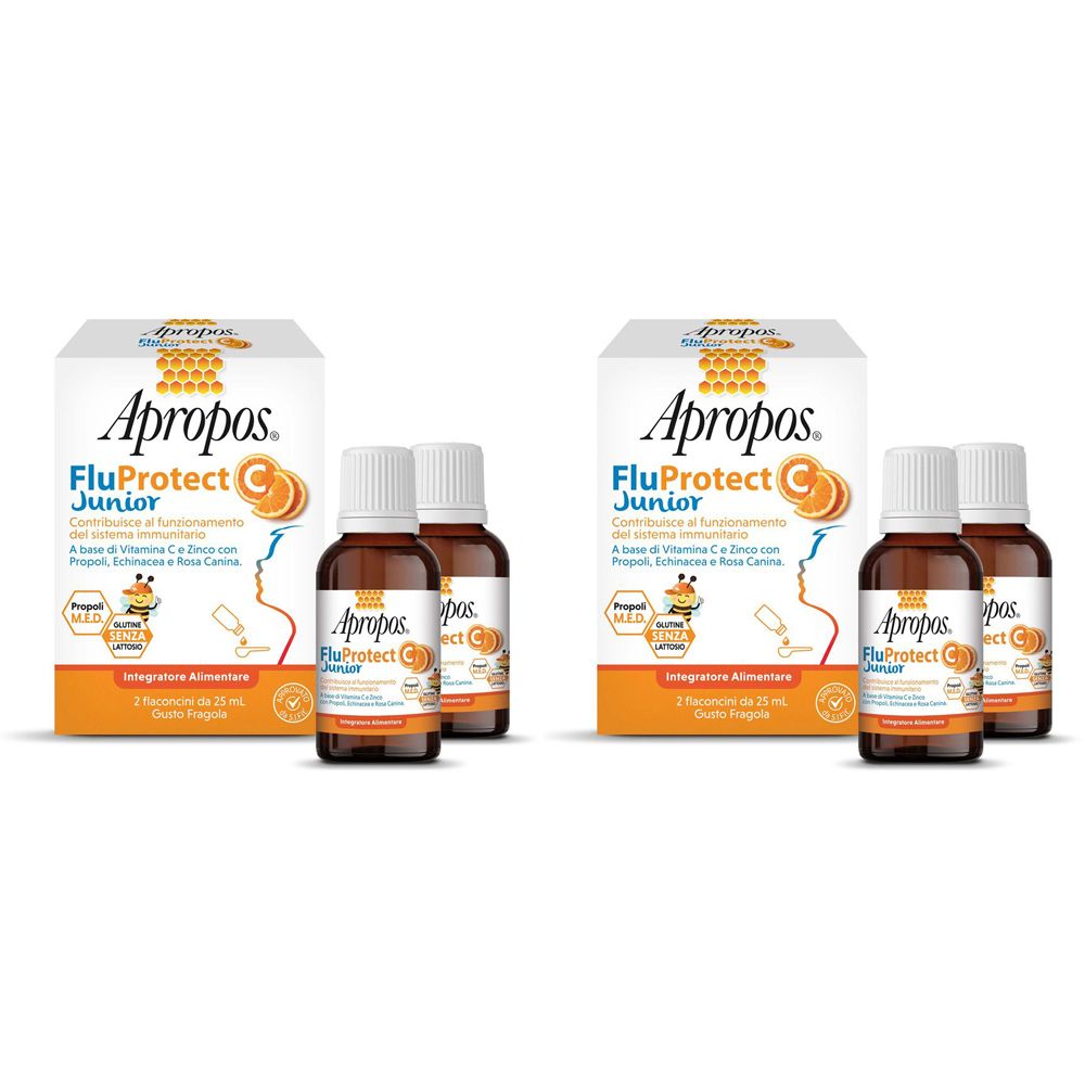 APROPOS FLUPROTECT C JUNIOR - FLACONCINI 2x50 ml Soluzione orale