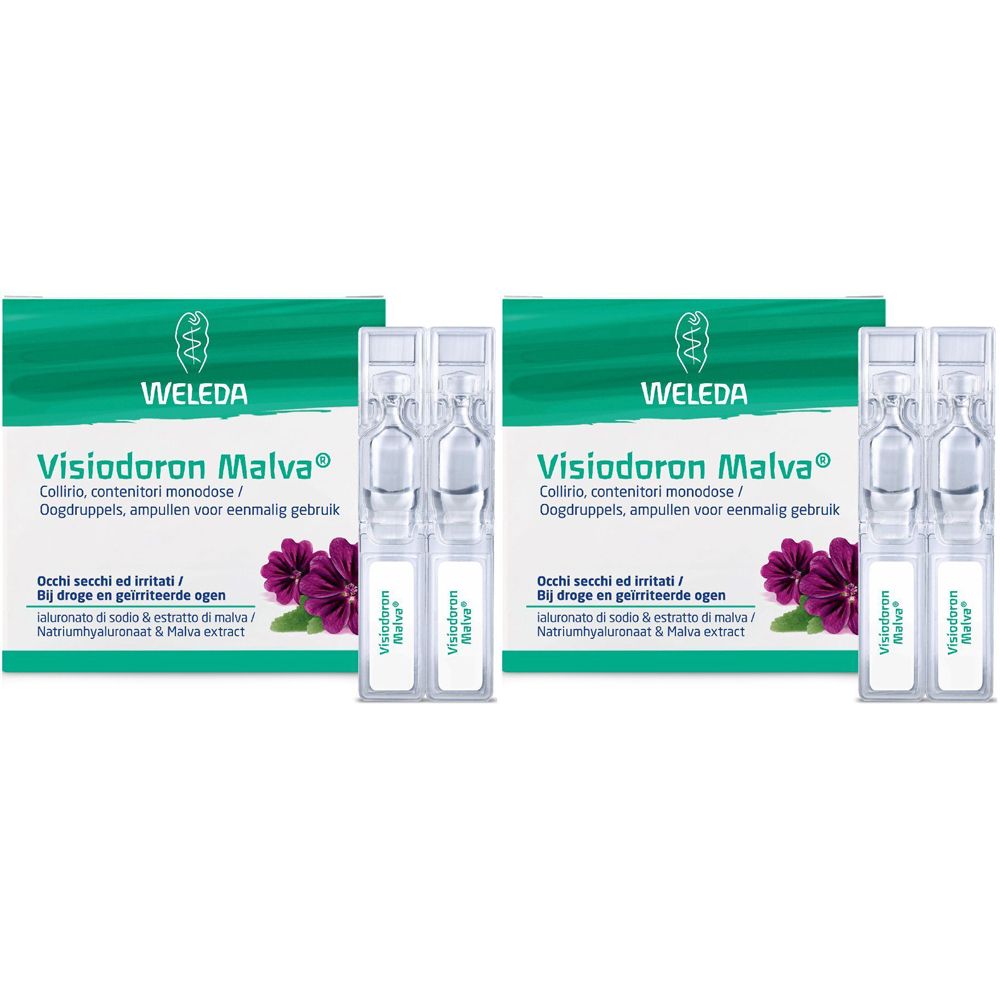 Weleda Visiodoron Malva® Occhi secchi 2x20x0,4 ml Pipette monodose
