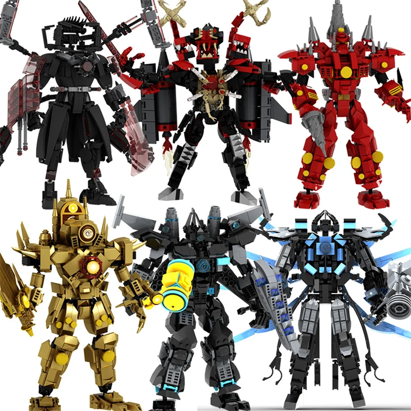 Skibidi Toilettenuhr Man Block Titans Speaker Man Drill Man Clockman Tv Man Speakerman G Man Neuer Skibidi Baustein Drillman Image