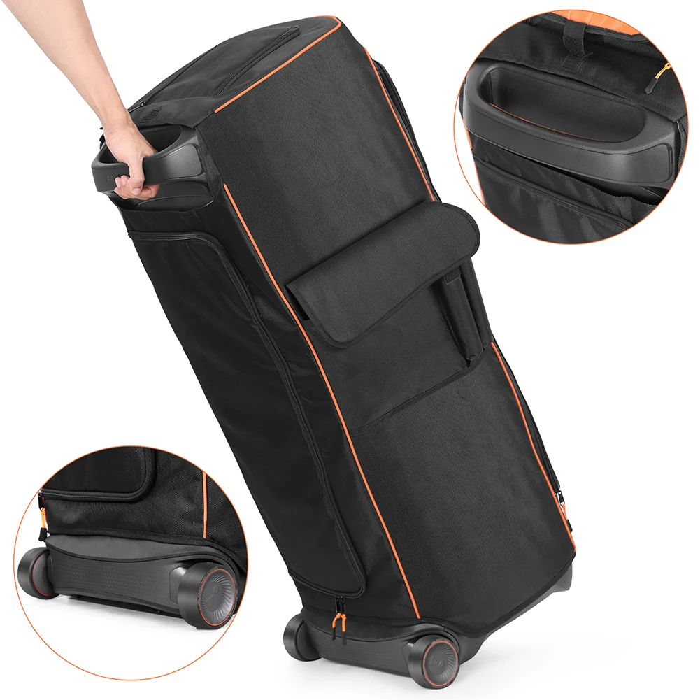 Staubschutzhülle, Schutzhülle, Nylon-Lautsprecherabdeckung, wasserdichte Multifunktionstasche mit seitlicher Aufbewahrungstasche für JBL Partybox Ultimate Image