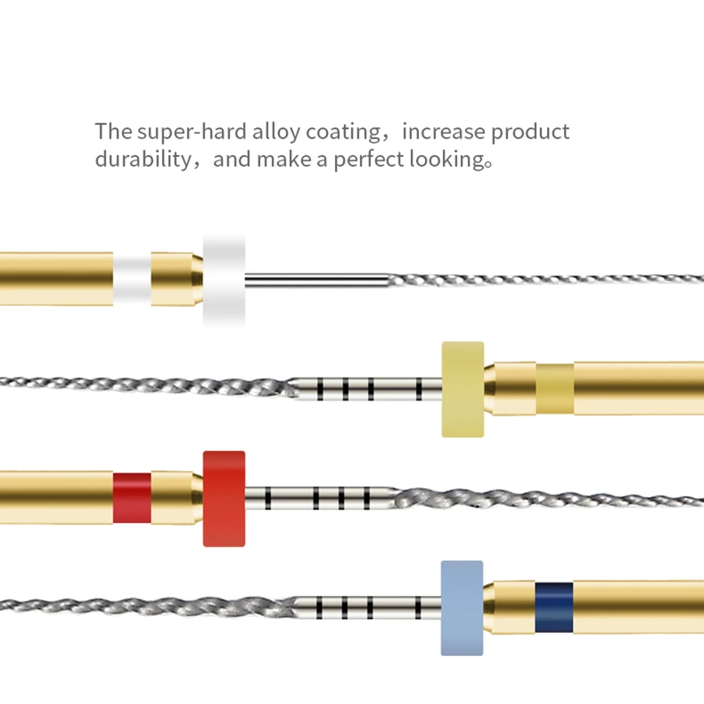 SOCO SC Feilen Dentalfeile Wurzelkanal Kegel Endodontische Feile Gold Wärmeaktivierte Rotationsfeile Flexible Zahnarztmaterialien COXO Image