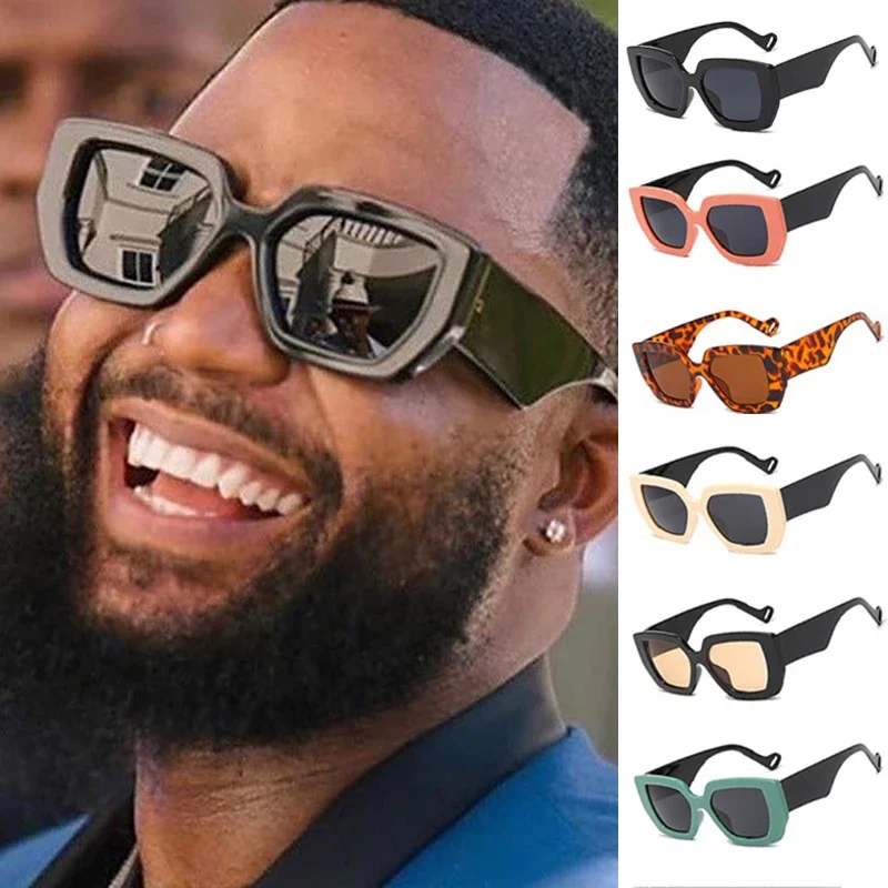 Fashion Square Sonnenbrille Männer Luxus Marke Designer Gläser Frau Brillen Retro Hohe Qualität Angeln Gläser Gafas De Sol Image