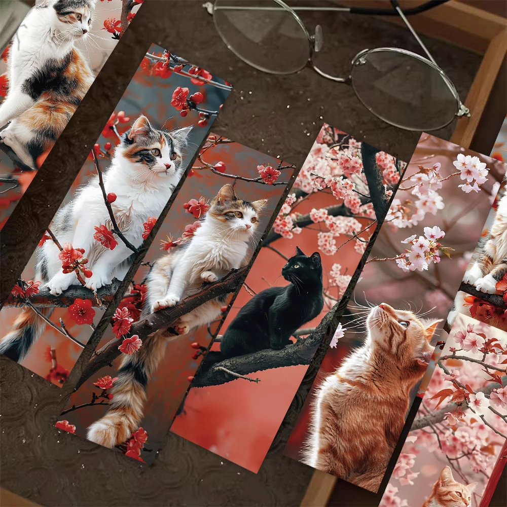 30 Stück Lesezeichen für verbotene Stadt und Katzen im chinesischen Stil, Leseseiten, Bücher, markiert, Schule, Schreibwaren, DIY, ästhetisches Lesezeichen