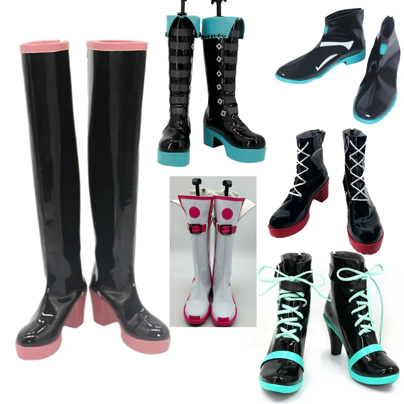 Anime Hypnotiseur Mikuu Stiefel Cosplay Tetoo Schuhe Halloween Karneval 16. Jahrestag Party Jede Größe