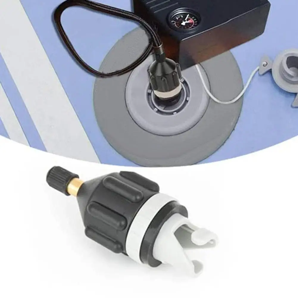 Luft ventil adapter staub dicht verschleiß fest Ruderboot Luft ventil adapter Nylon Kajak aufblasbarer Pumpen adapter für Sup Board Boot Image